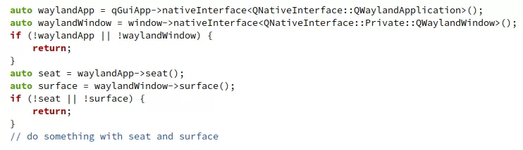 Qt 6.5 添加 Wayland 原生接口