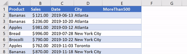 在Excel中应用IF函数