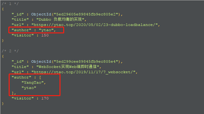 MongoDB 常用查询操作 