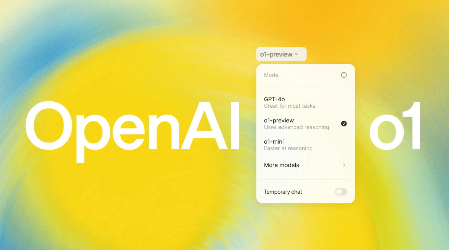 OpenAI 发布全新的 o1 系列模型插图