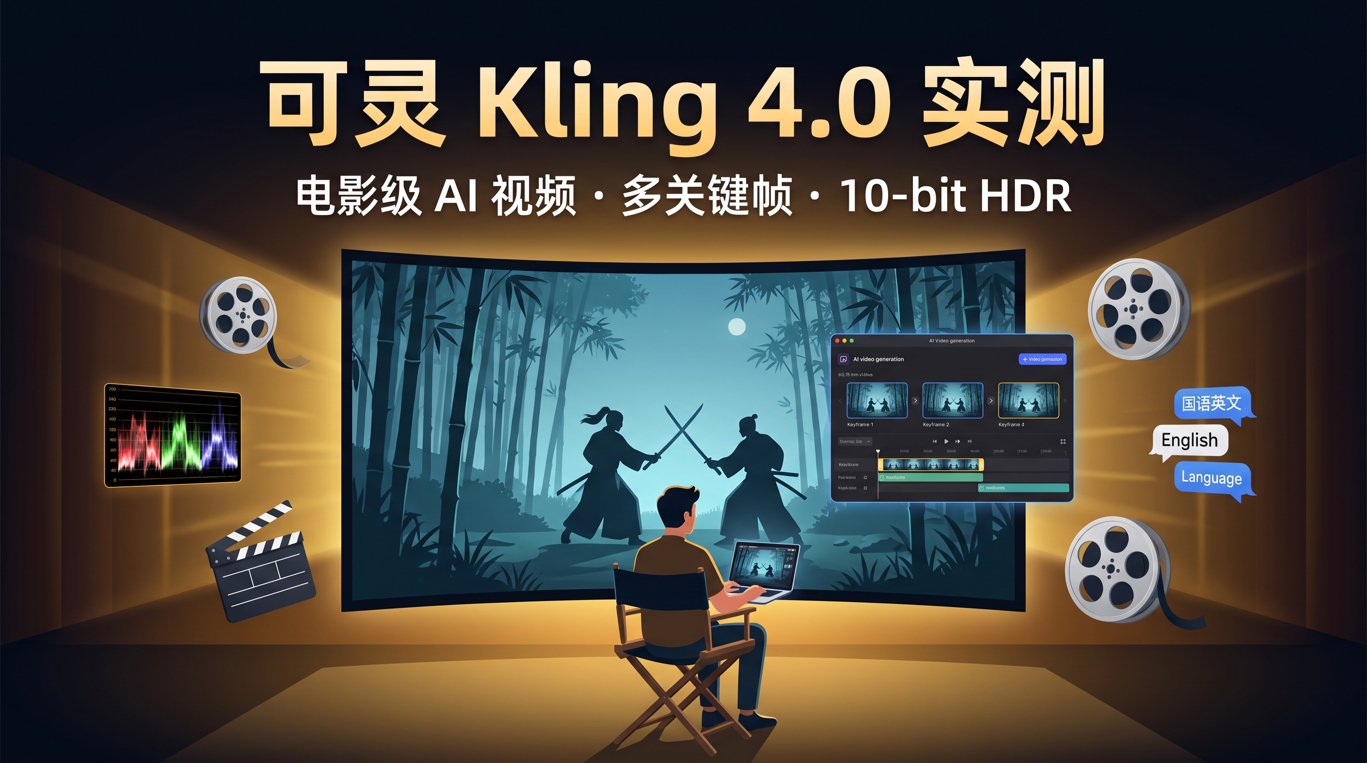 可灵 Kling 4.0 实测