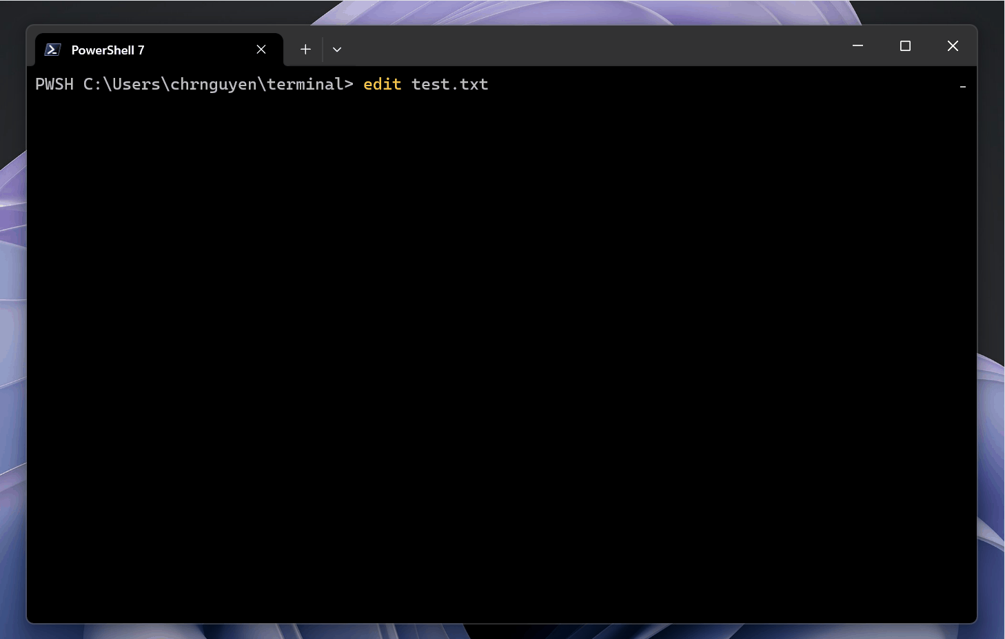 微软开源命令行文本编辑器 Edit
