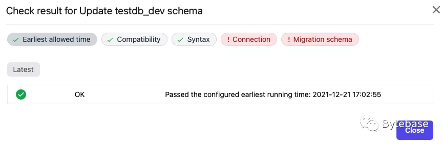 Bytebase 0.10.0 发布，数据库 Schema 变更管理工具