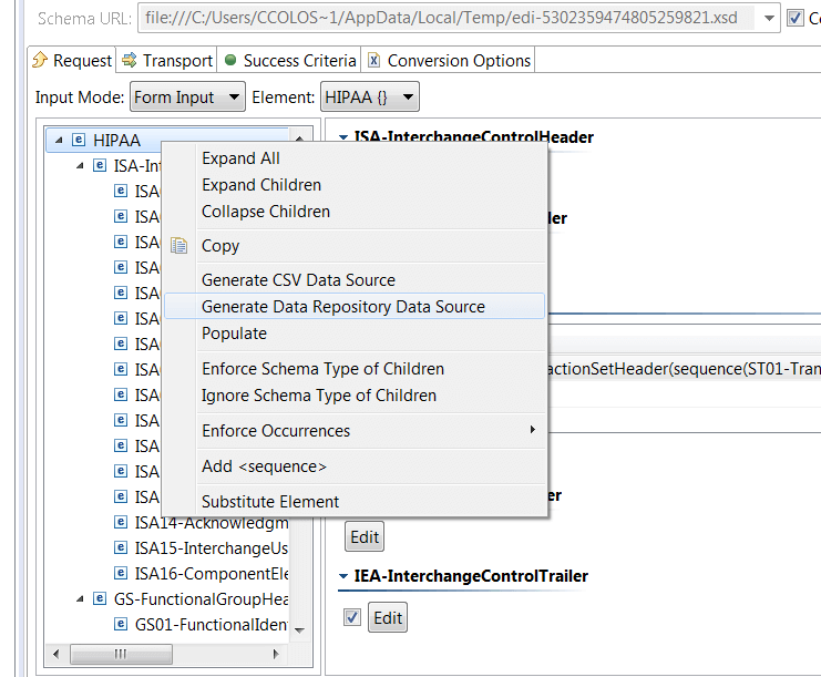 从编辑器中直接为payload创建一个Hierarchical数据源