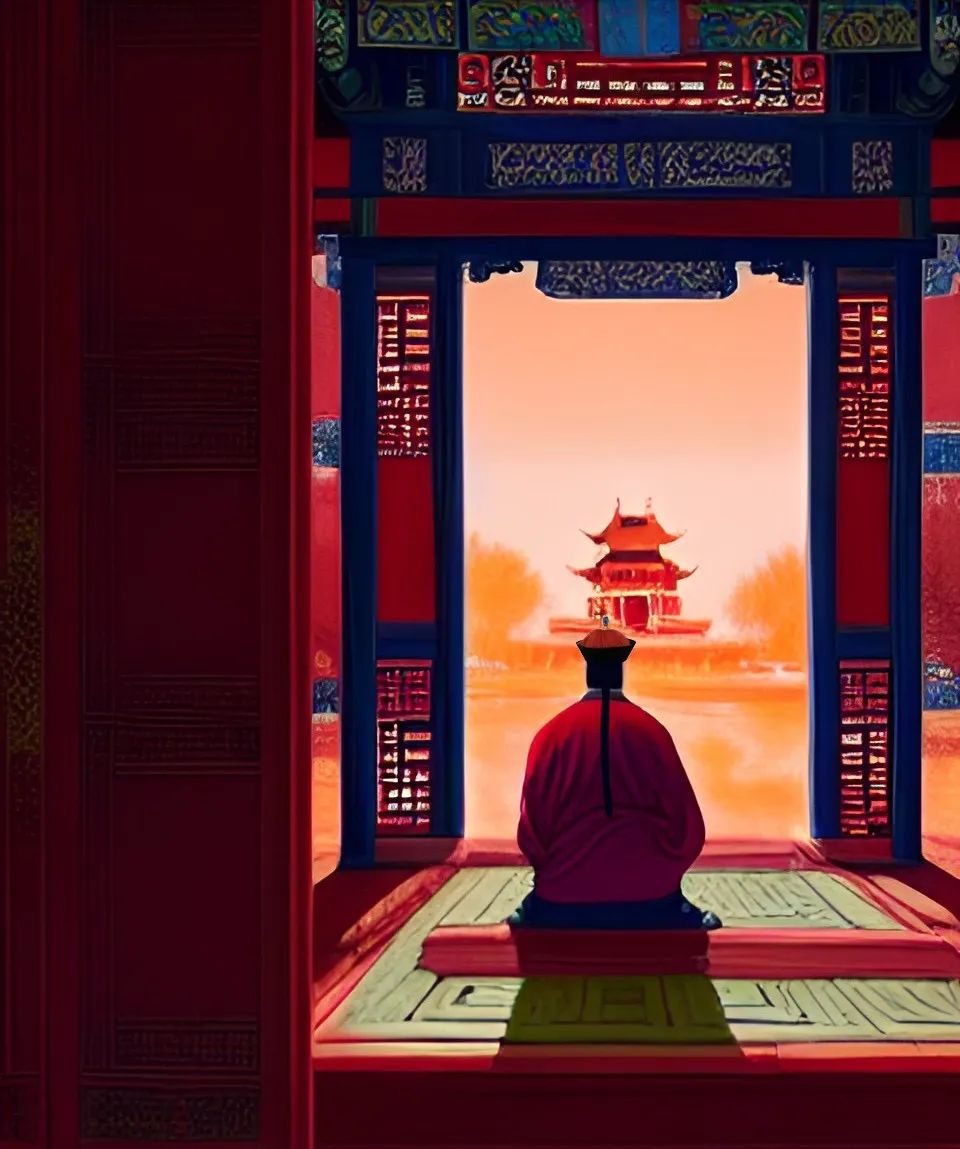 An old Qing Dynasty eunuch stays in Forbidden City by Cornerstoneman