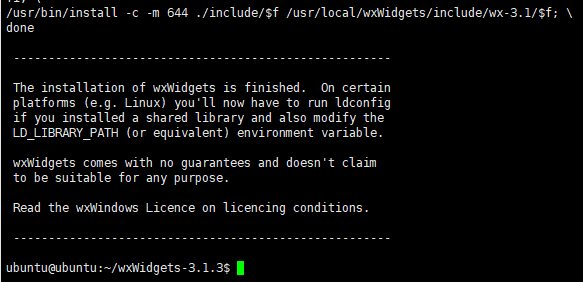 Ubuntu20.04安装wxWidgets