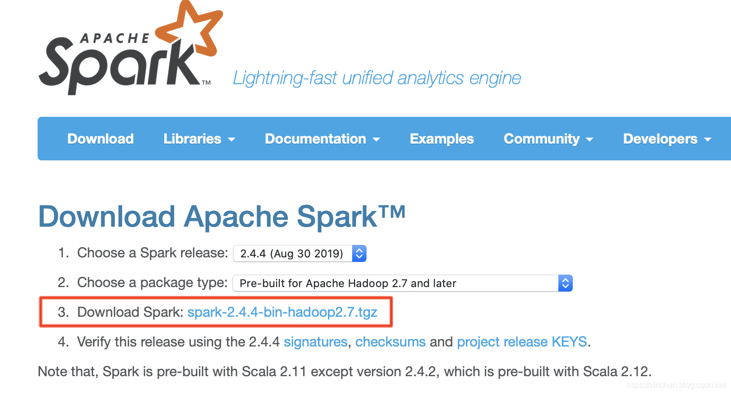 Mac部署spark2.4.4 