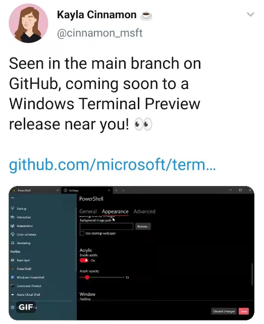 Windows Terminal 将在下个版本提供设置 GUI