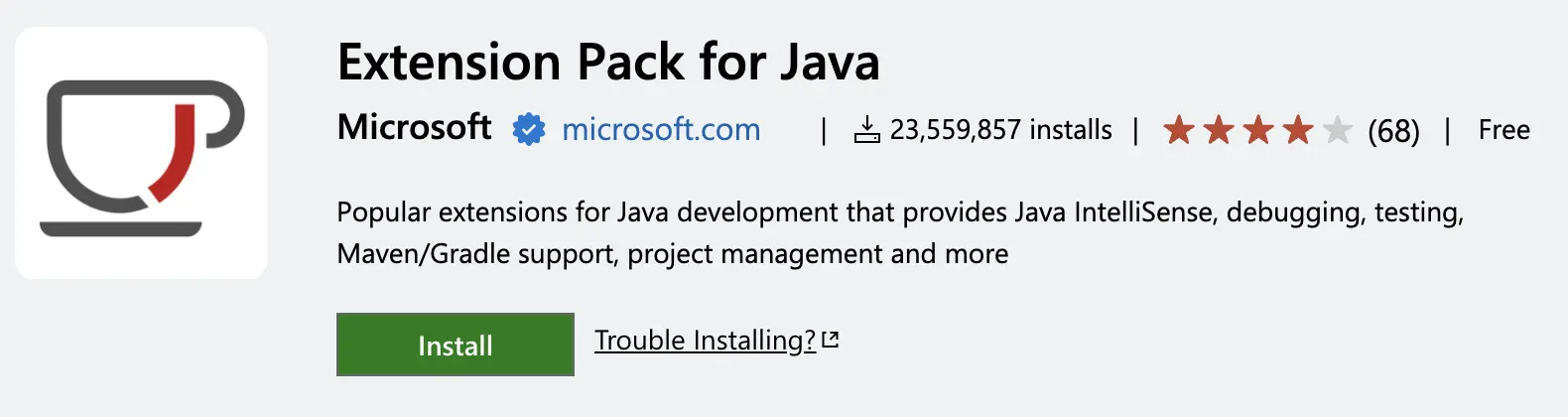 全球超 250 万 Java 开发者使用 Visual Studio Code