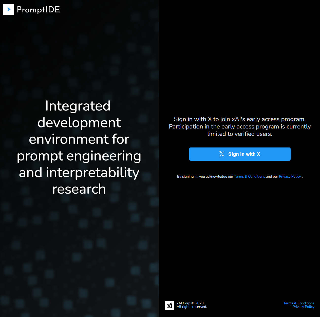 马斯克旗下 AI 公司推出 PromptIDE 工具