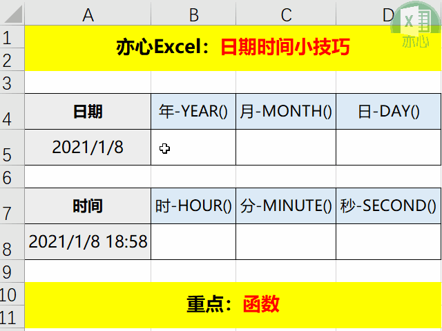 Excel中关于日期时间的小知识小技巧，你还记得多少？ 