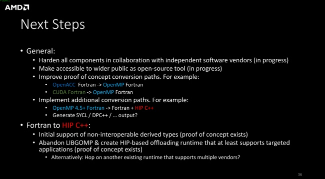 AMD 推出 GPUFORT：Fortran+OpenACC 和 CUDA Fortran 的源到源转换