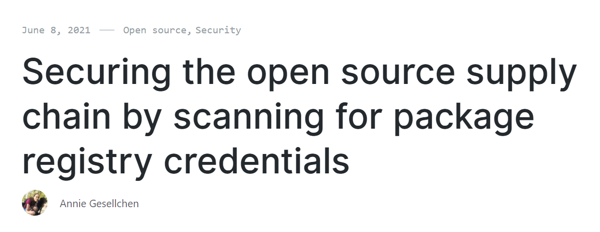 GitHub 机密扫描现在支持 PyPI 和 RubyGems