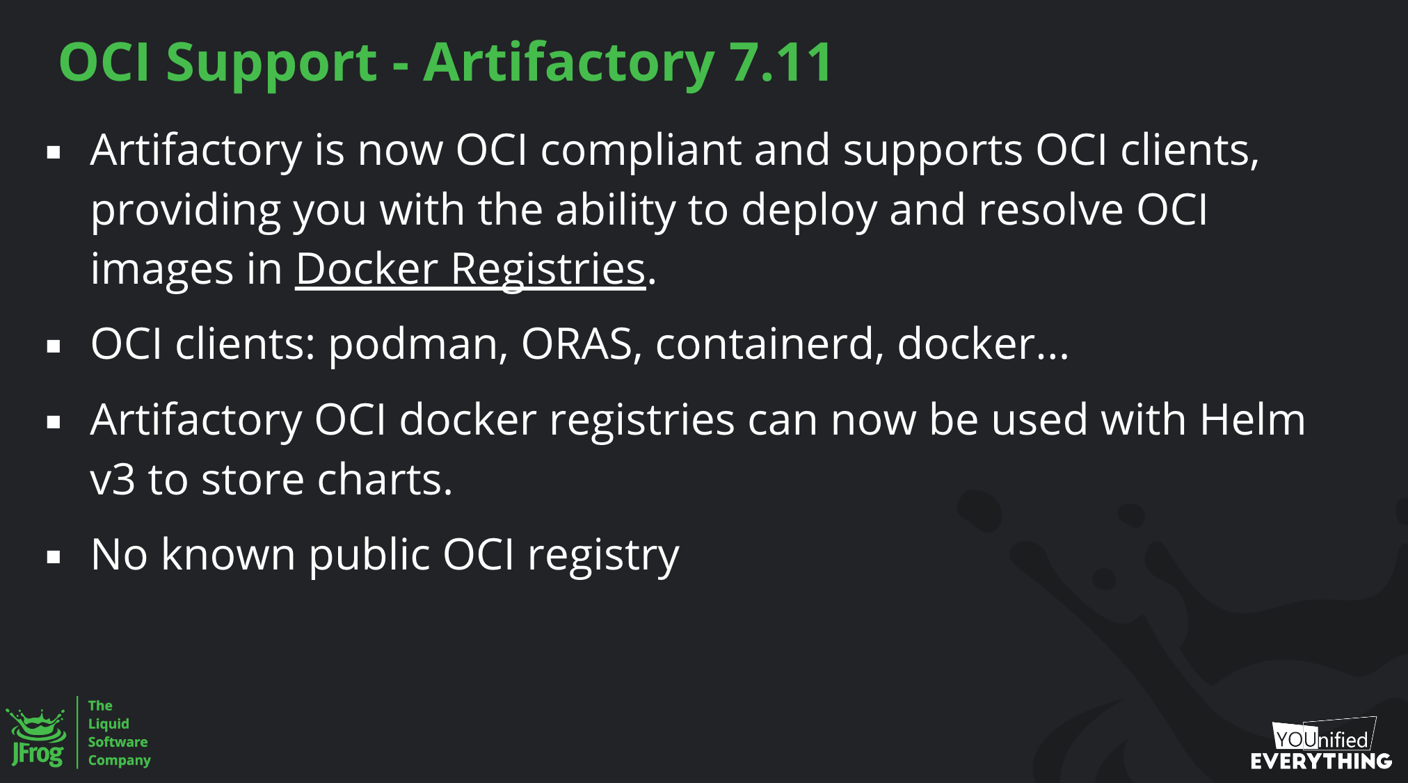 Kubernetes 弃用 Docker，Artifactory 新版本已经支持 OCI 镜像 