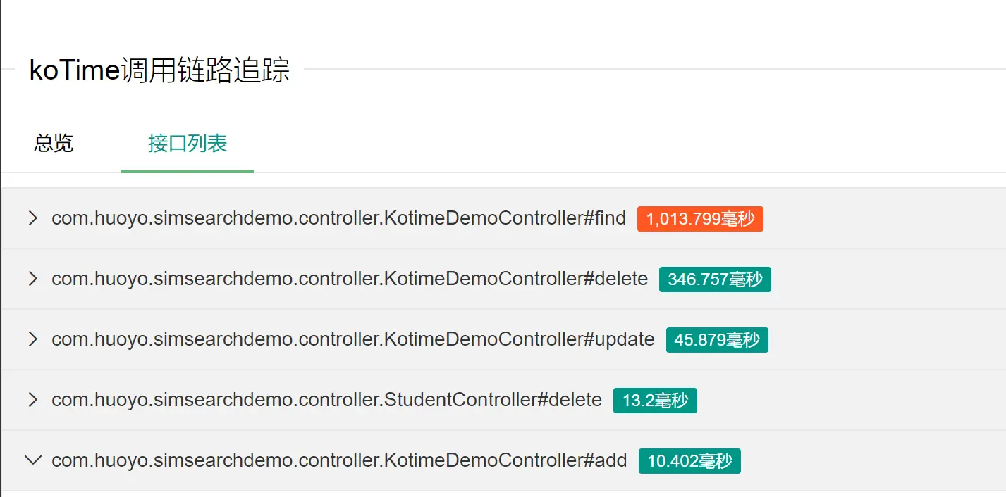 koTime —— SpringBoot 方法调用链路分析工具