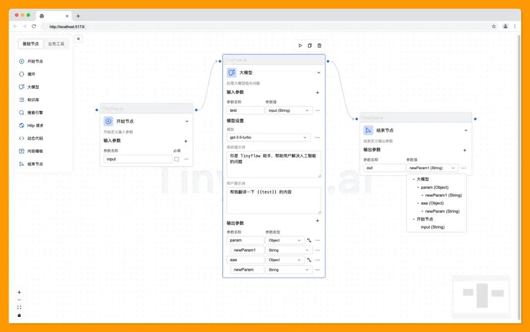 🔥Tinyflow 和 Dify 的区别是什么？