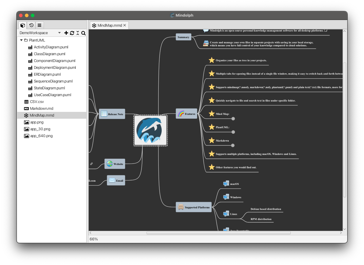 Mindolph v1.9 发布，新增文件集合功能和文件大纲功能
