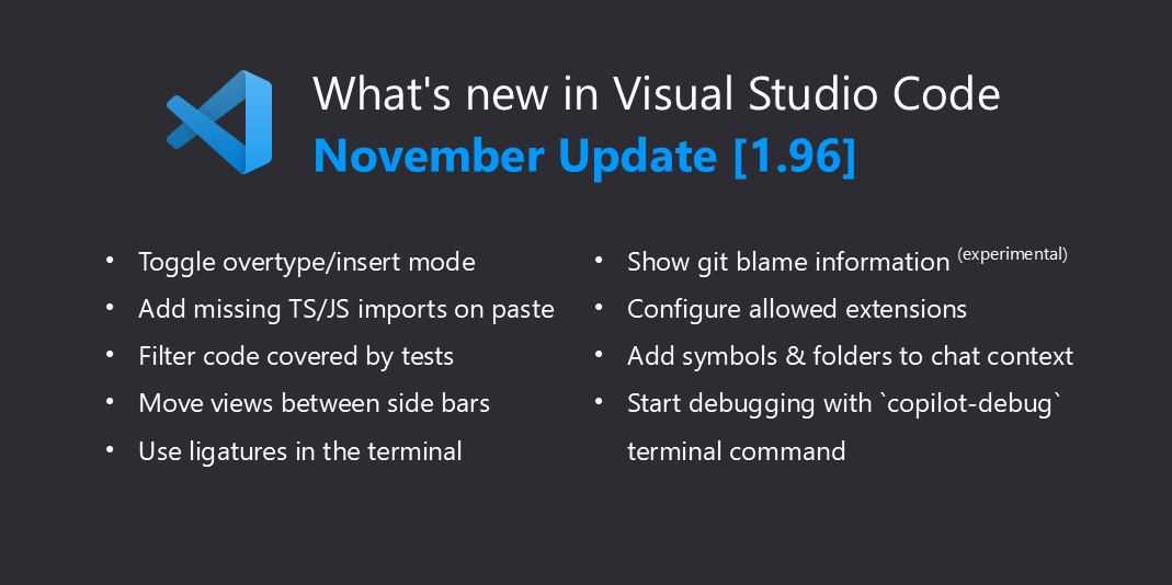 Visual Studio Code 1.96 发布：增强 AI 功能、优化用户体验插图