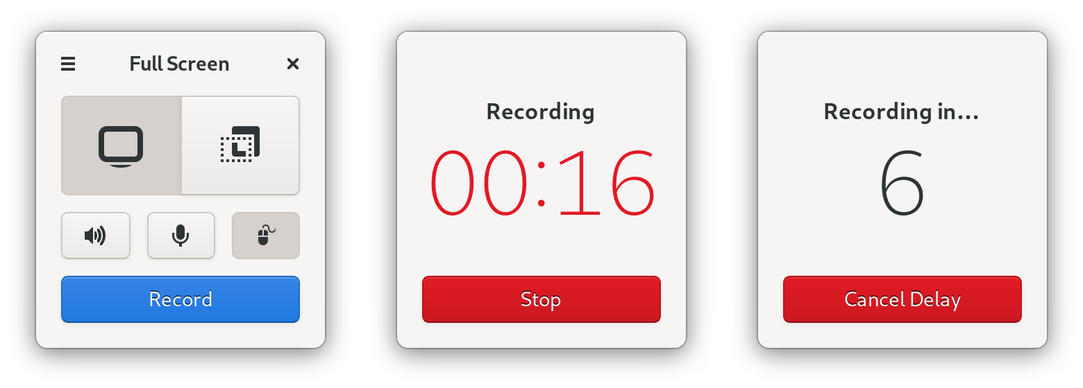 Kooha —— Linux 屏幕录制应用