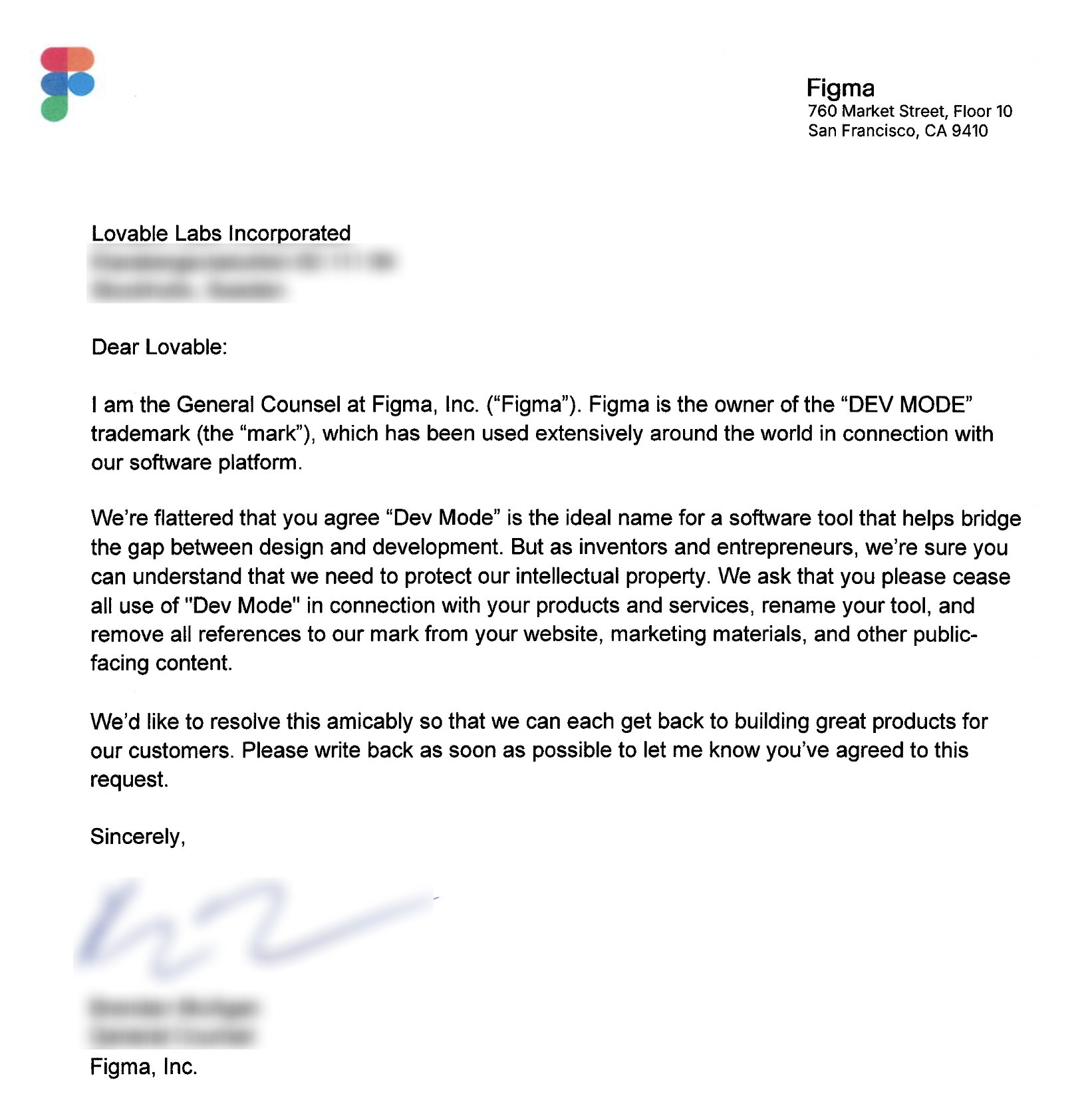 Figma 要求 AI 初创公司停止使用“Dev Mode”一词