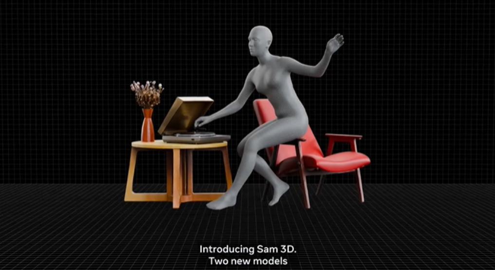 Meta 开源 SAM 3D：单图秒生可交互 3D 模型