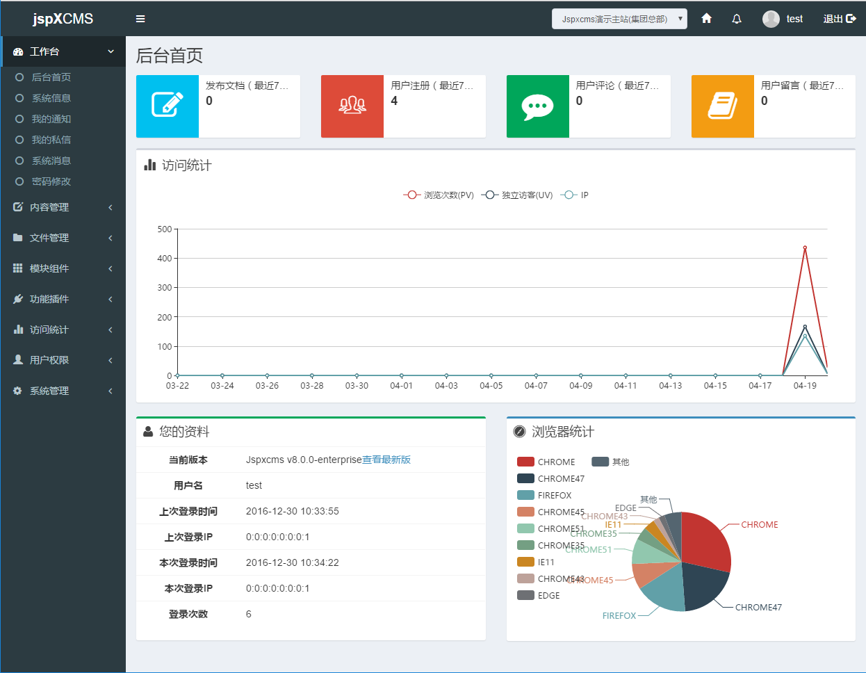 Jspxcms 10.2.0 发布，国内开源 Java CMS