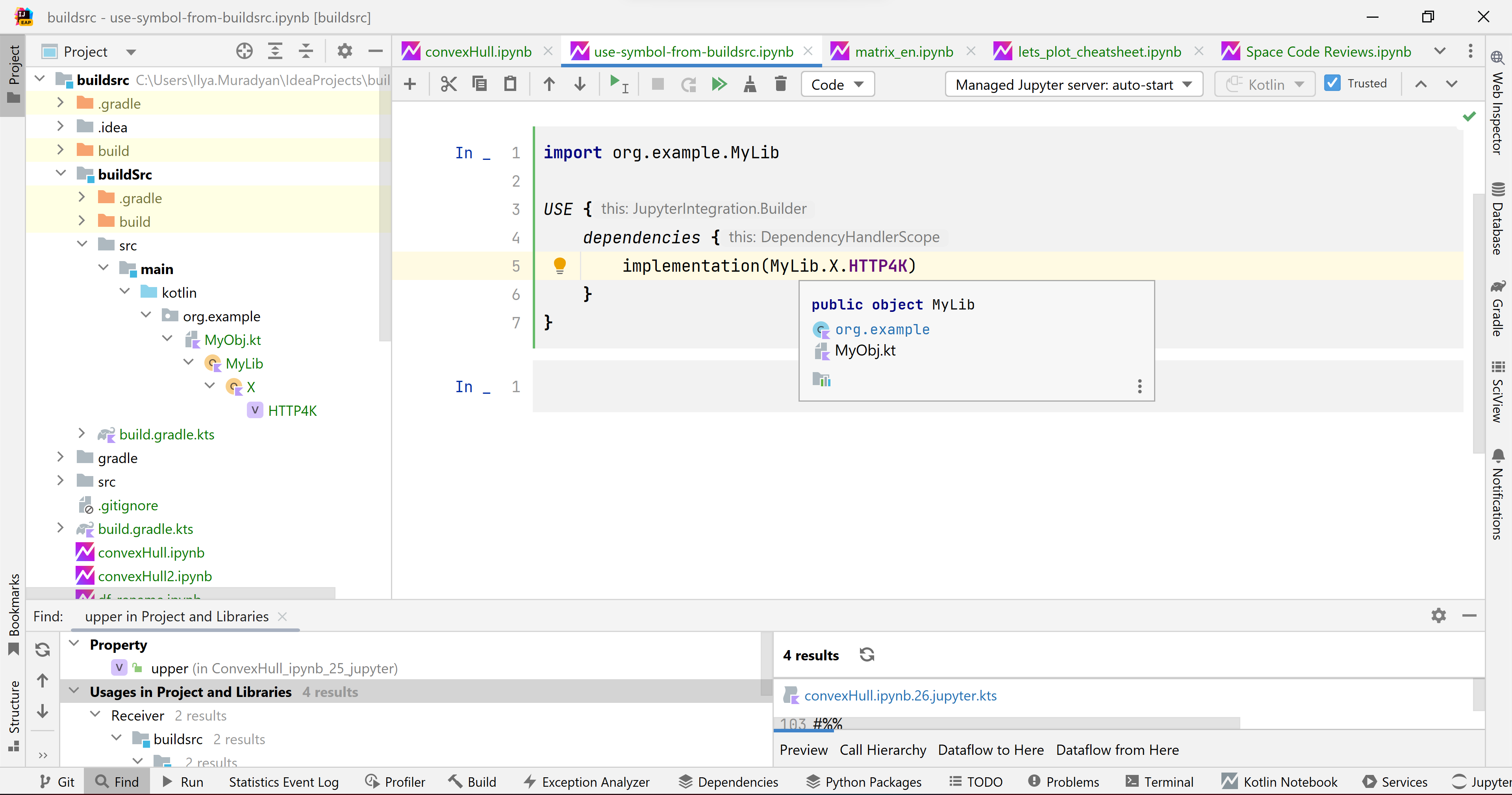 Intellij Idea Kotlin Notebook Oschina