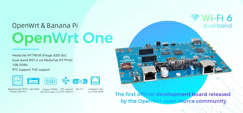 OpenWrt 项目组发布 OpenWrt One 路由器插图