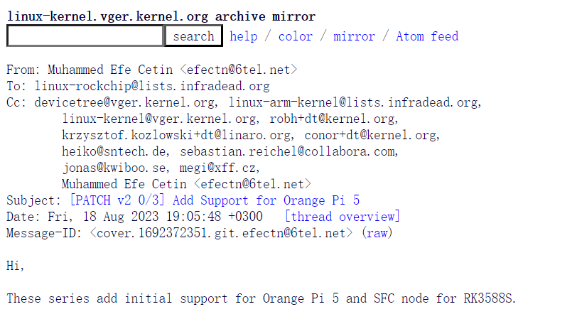 Orange Pi 5 支持接近主线 Linux 内核