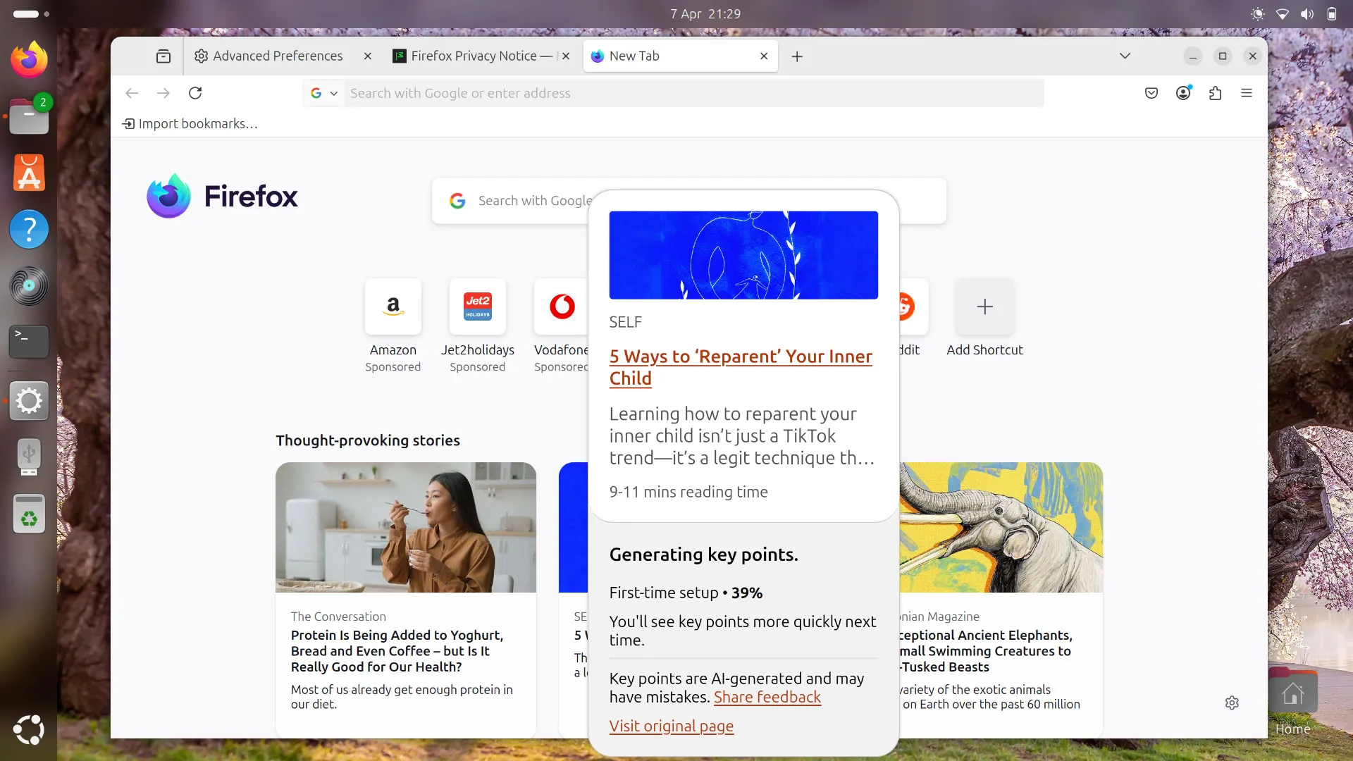 Firefox 新功能：悬停链接会显示 AI 生成的总结预览