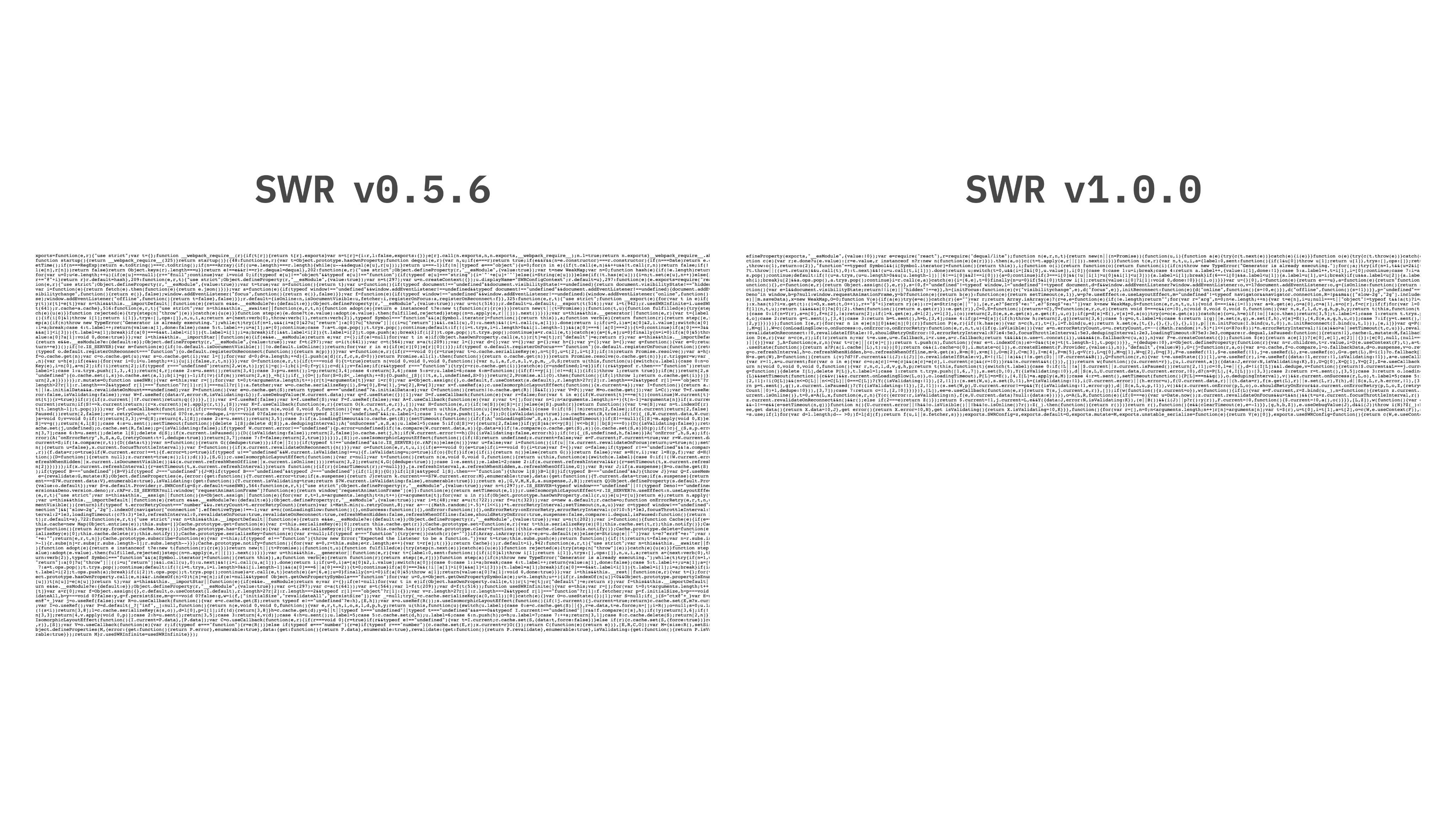 React 数据请求库 SWR 发布 1.0.0 版本