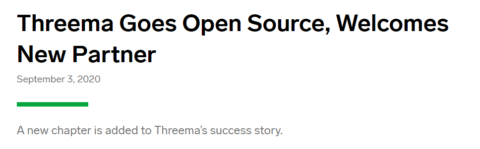 加密移动通信应用 Threema 即将完全开源
