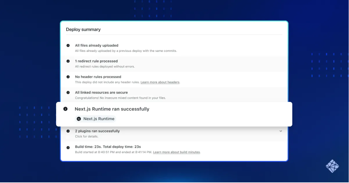 Netlify 宣布推出新的 Next.js 运行时，增强开发人员体验