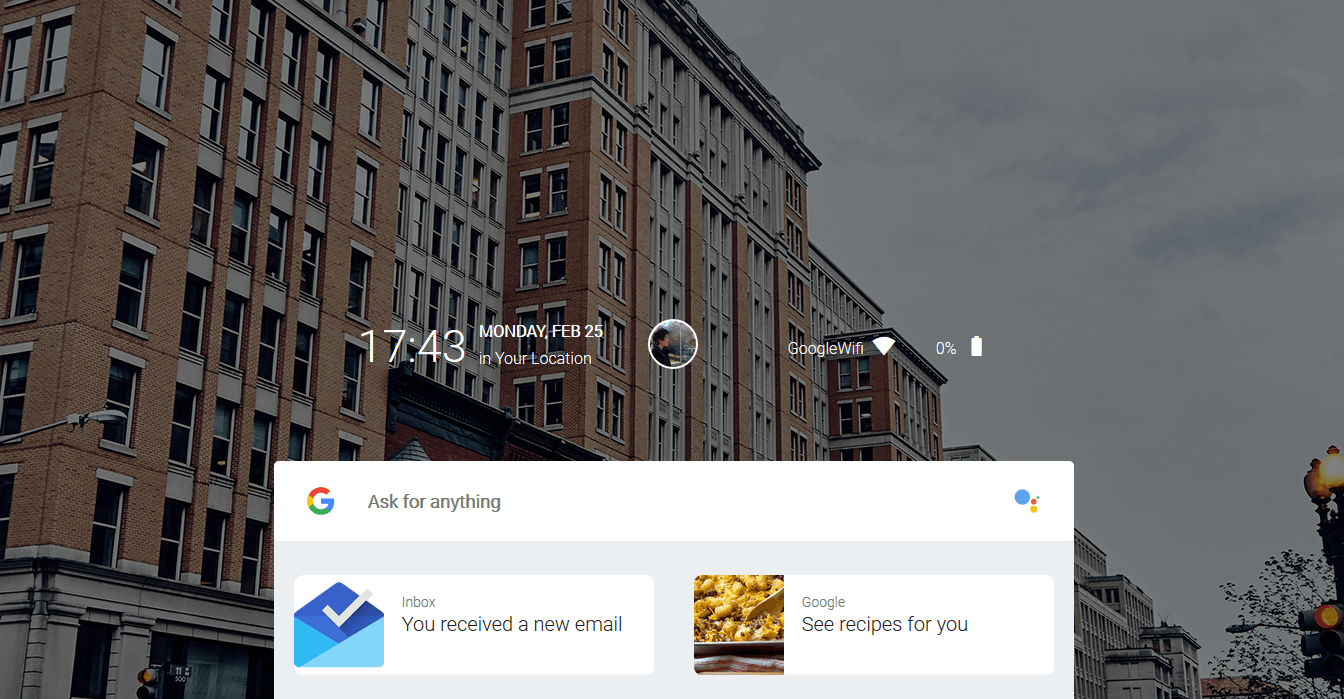 Armadillo – Fuchsia OS用于移动设备的图形用户界面:主屏幕