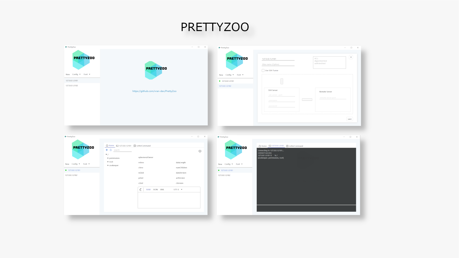 PrettyZoo V1.6.0 发布，跨平台 Zookeeper 图形化管理工具