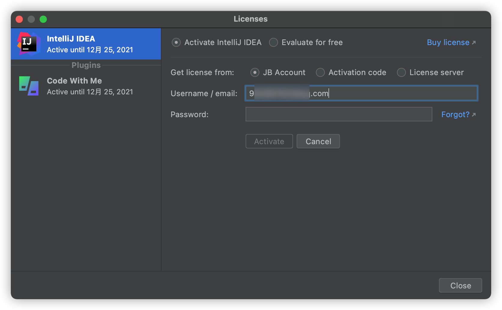 intellijidea到期了教你如何免費獲取正版官方license