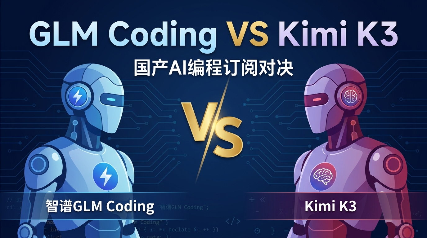 GLM Coding 与 Kimi K3 对决主题封面图