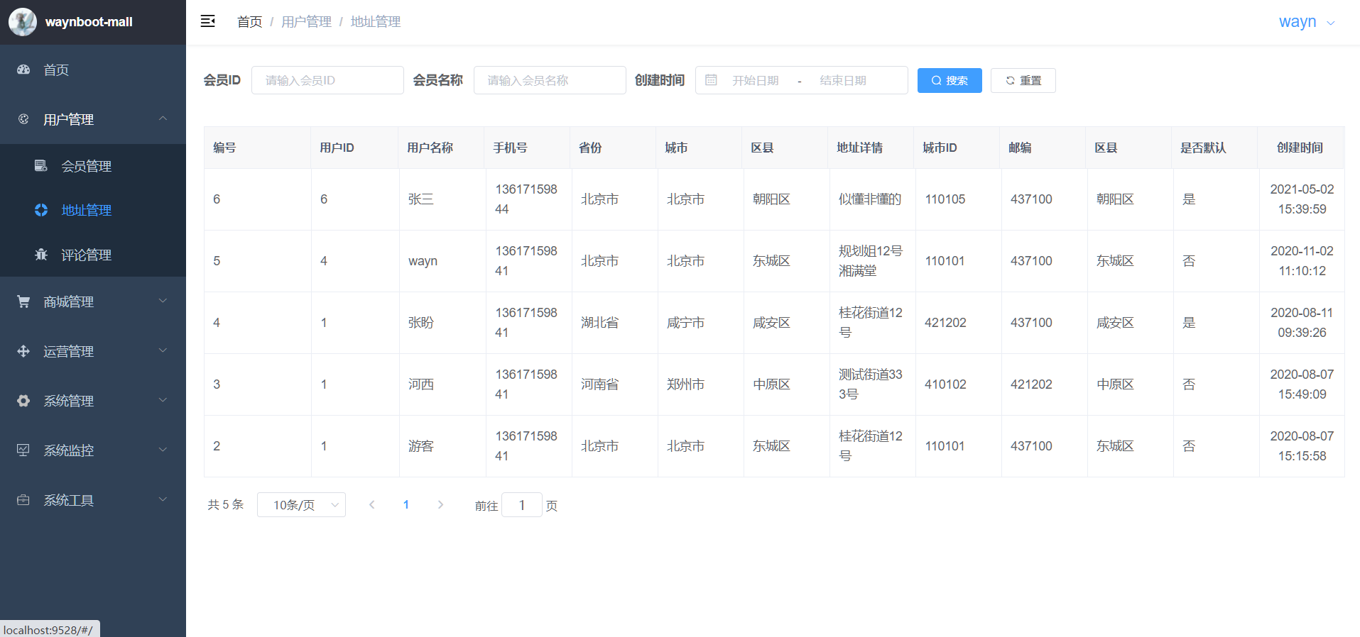 一套前后台全部开源的H5商城送给大家