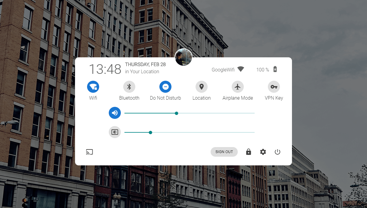 Armadillo – Fuchsia OS用于移动设备的图形用户界面:设置