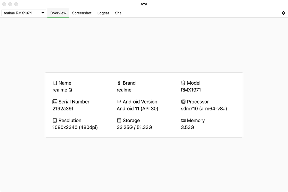 Android ADB 桌面应用 AyaADB
