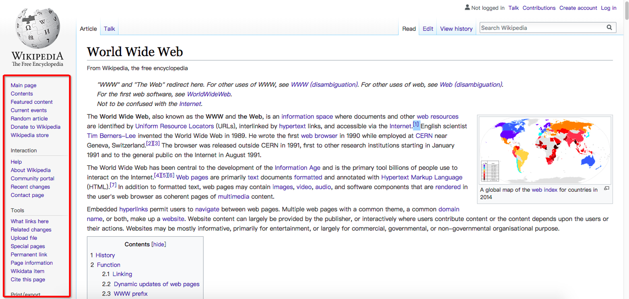 做一个wiki页面是体验HTML语义的好方法
