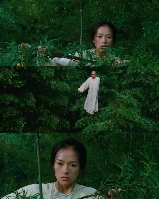 《卧虎藏龙》竹林戏剧照