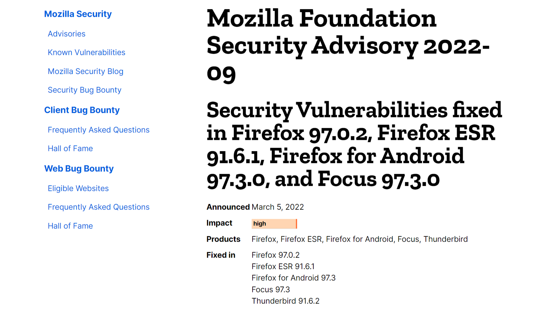 两个新的 Mozilla Firefox 零日漏洞受到广泛攻击