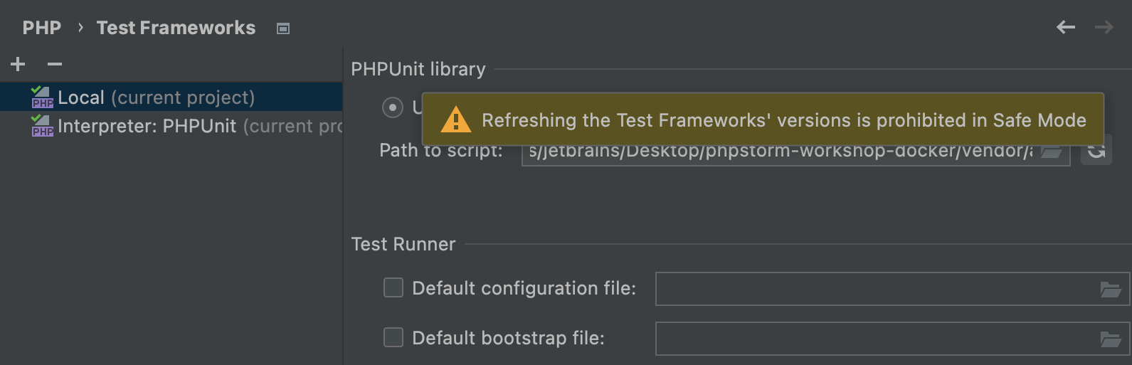 PhpStorm 2021.3.1 发布，引入受信任项目概念