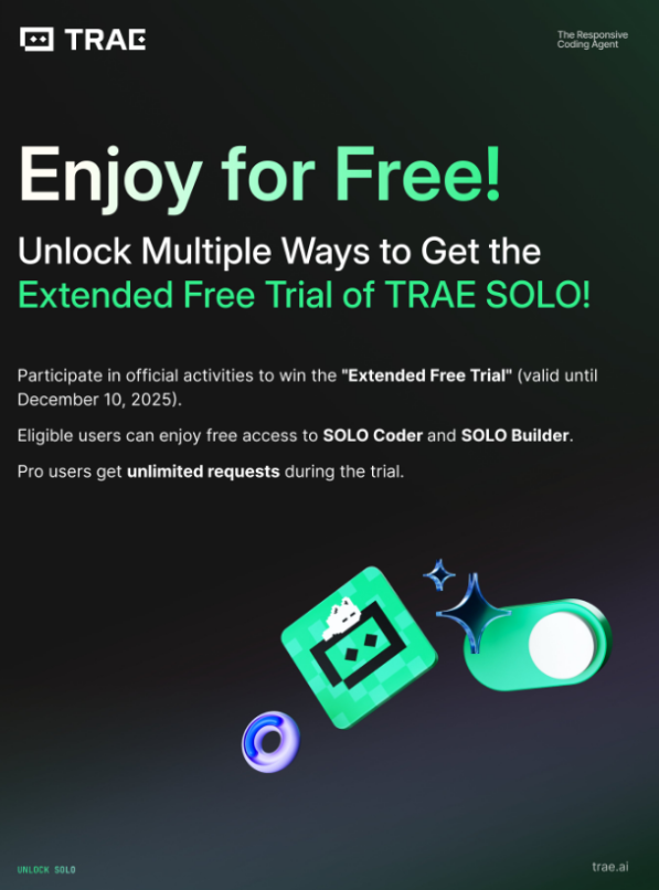 字节跳动 TRAE SOLO 模式中国版正式上线