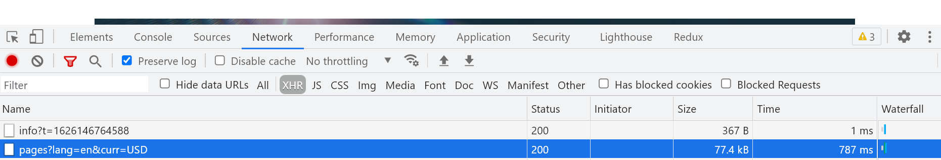Chrome 开发者工具无法显示服务器正常返回的 HTTP 请求 - Failed to load response data ...