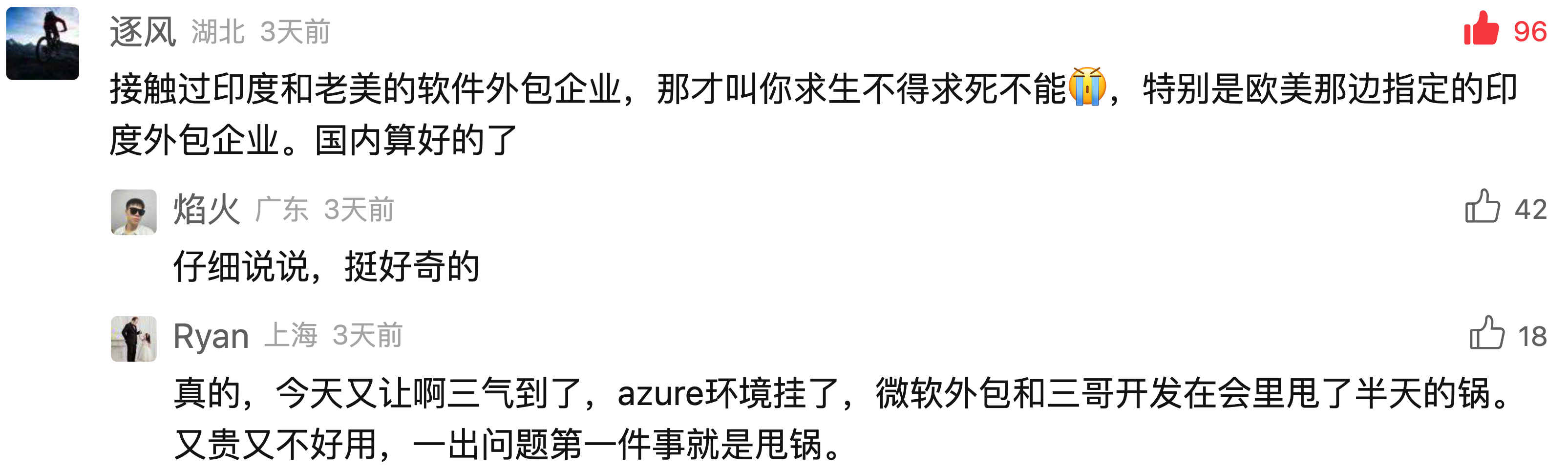 广大网友对《中国软件行业几乎全军覆没》的评论精选插图11