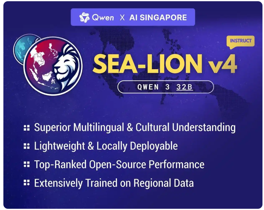 新加坡国家 AI 计划放弃 Meta 模型，转向阿里千问