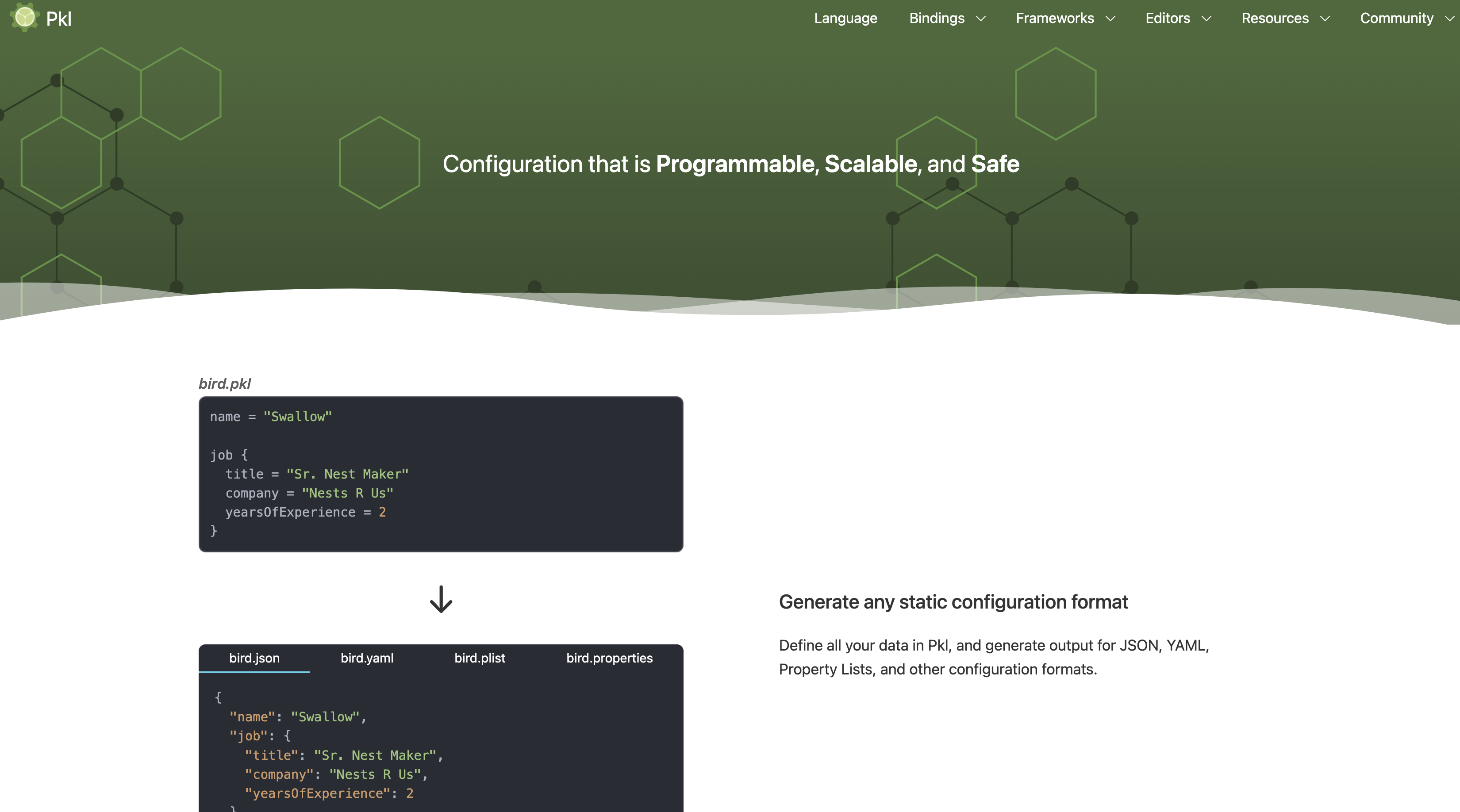 苹果开源 Pkl —— 用于生成配置的编程语言