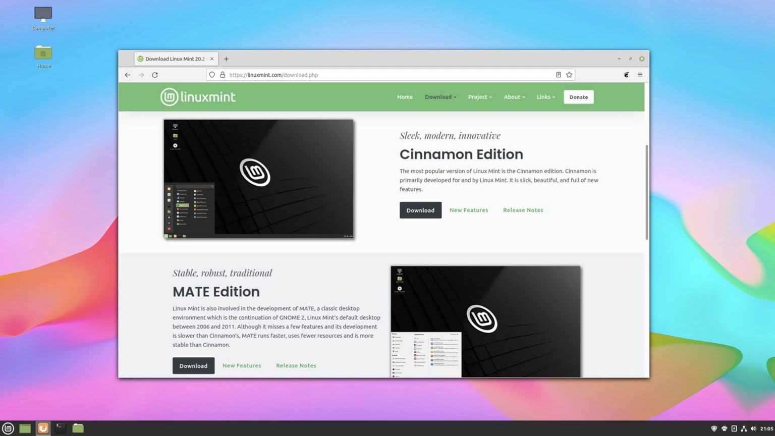 Linux Mint 新网站上线